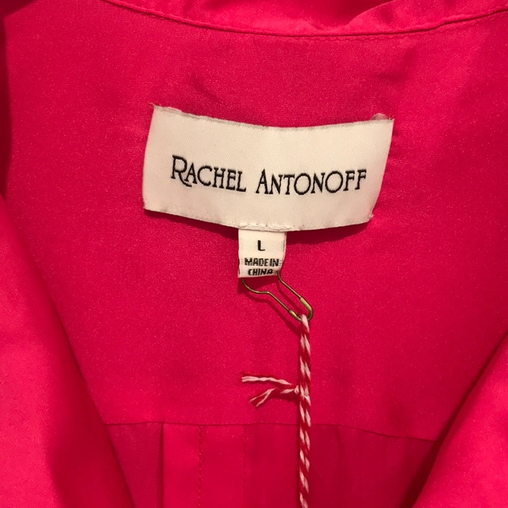 NWT Rachel Antonoff Silk Pajama Blouse - Picture 5 of 6